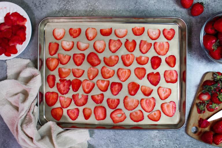 image of oven-dried srawberries
