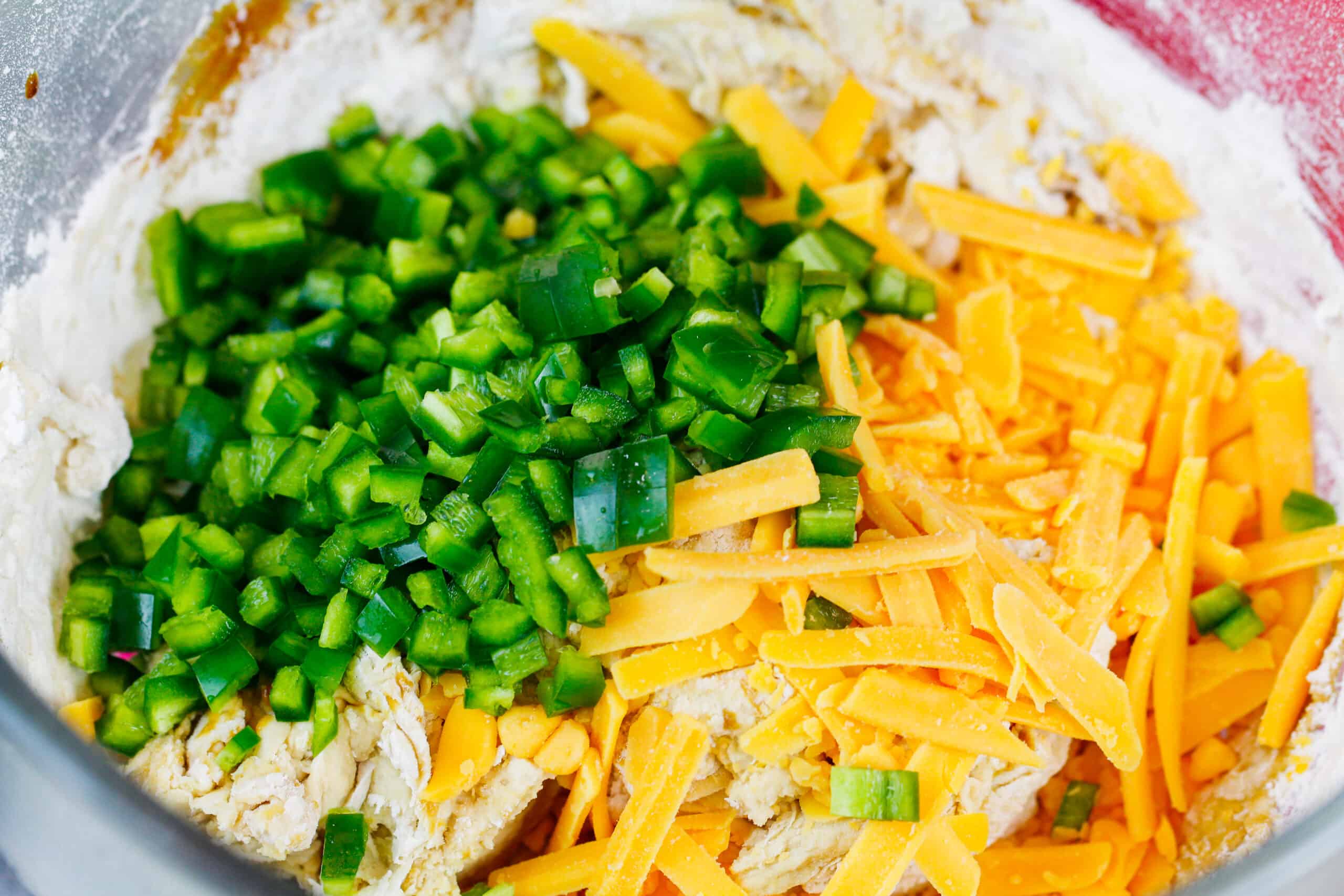 Jalapeno Cheddar Bagels NY Style Bagels Topped with Sharp Cheddar