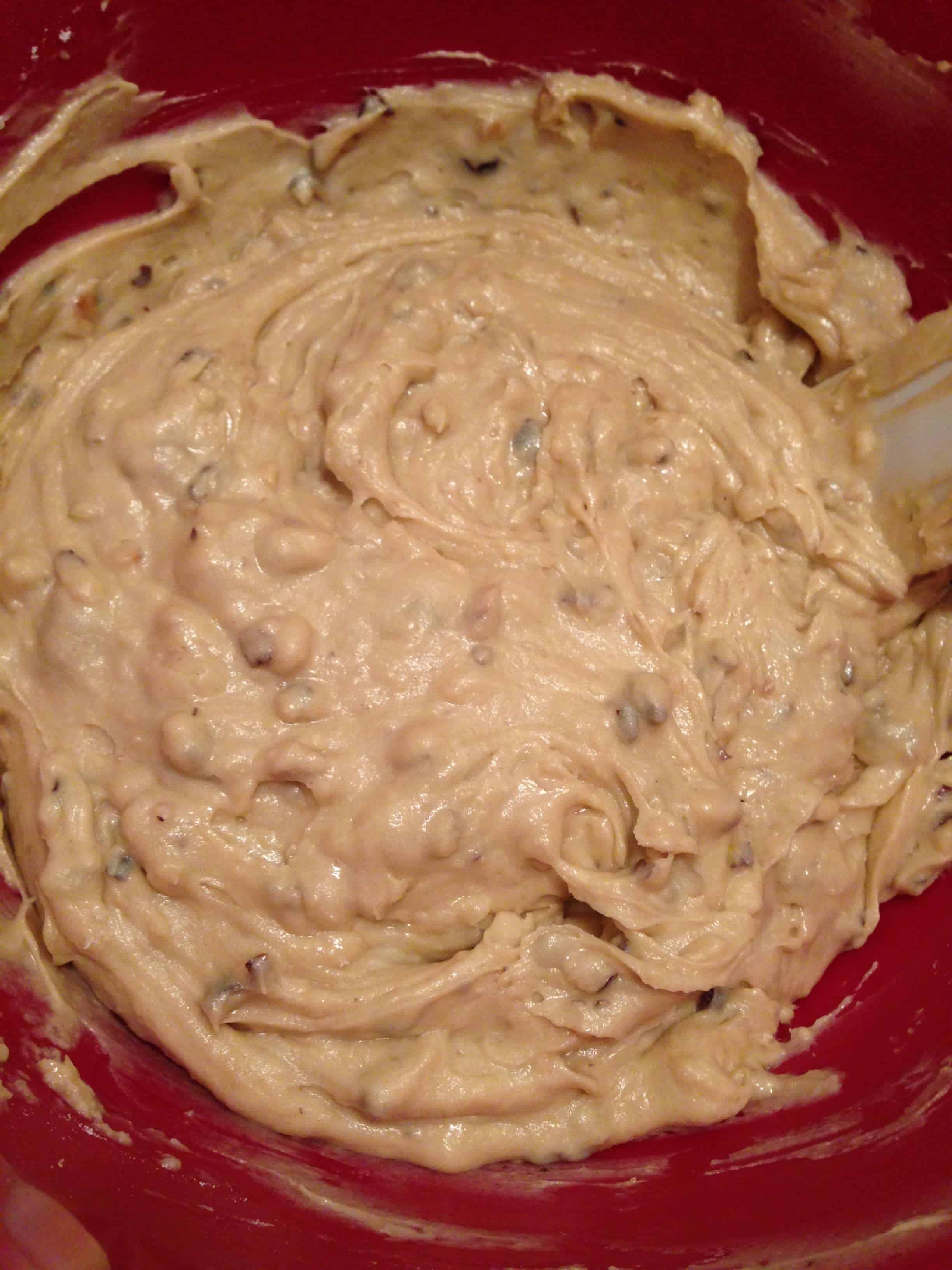 image of maple pecan pancake cupcake batter