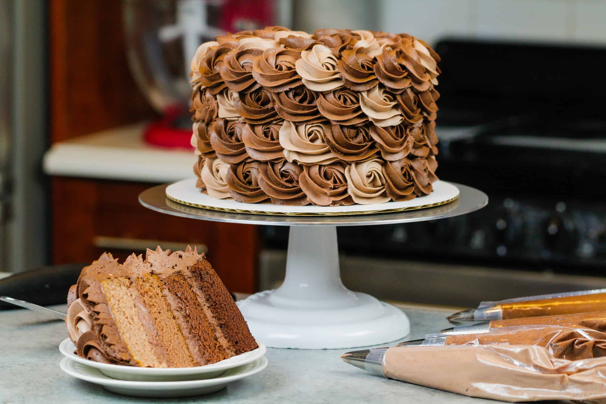 Chocolate Cake with Coffee Buttercream | Nigella's Recipes | Nigella Lawson