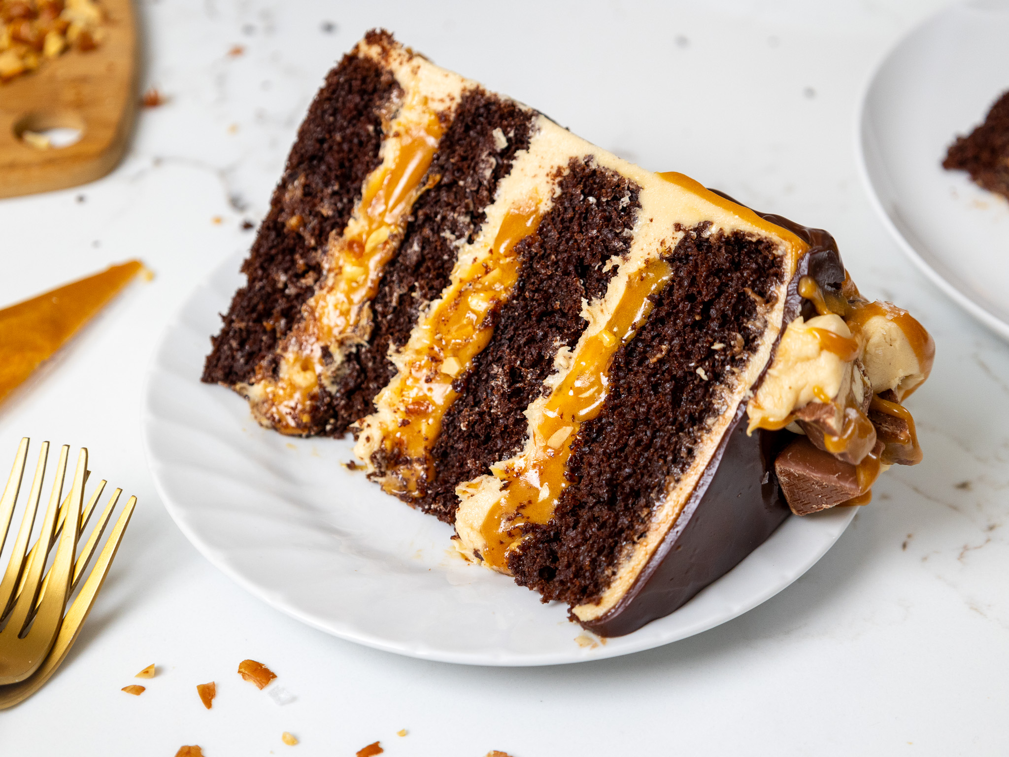 Caramel Smothered SNICKERS® Soda Cake- A Seriously Sweet Big Game Recipe! 