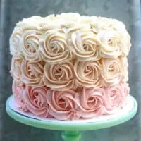 Chelsweets Buttercream Rosette Cake