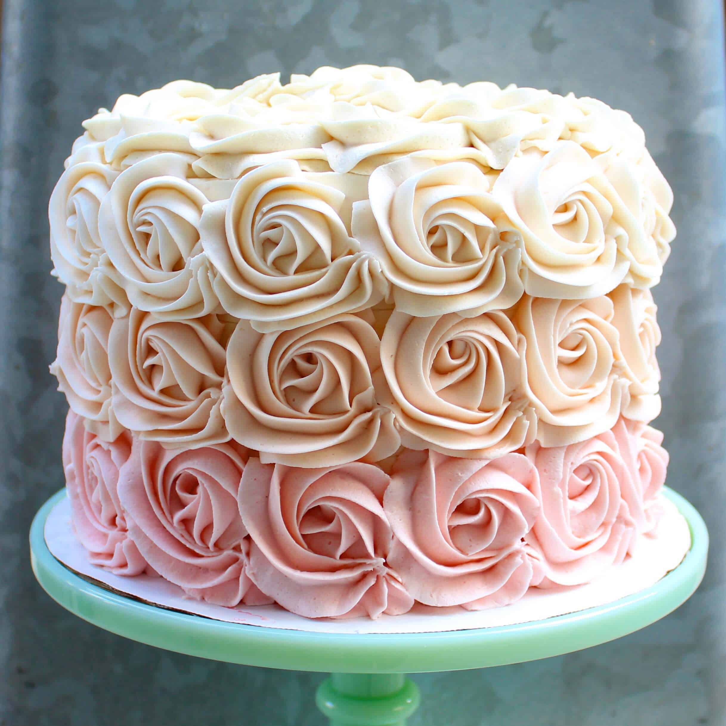 Unveil more than 204 rose cake best