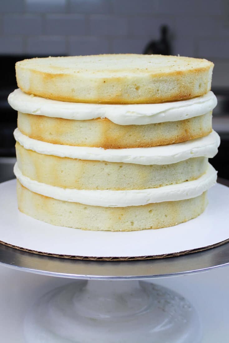 vanilla sponge cake using eggs recipe | rich vanilla sponge cake |