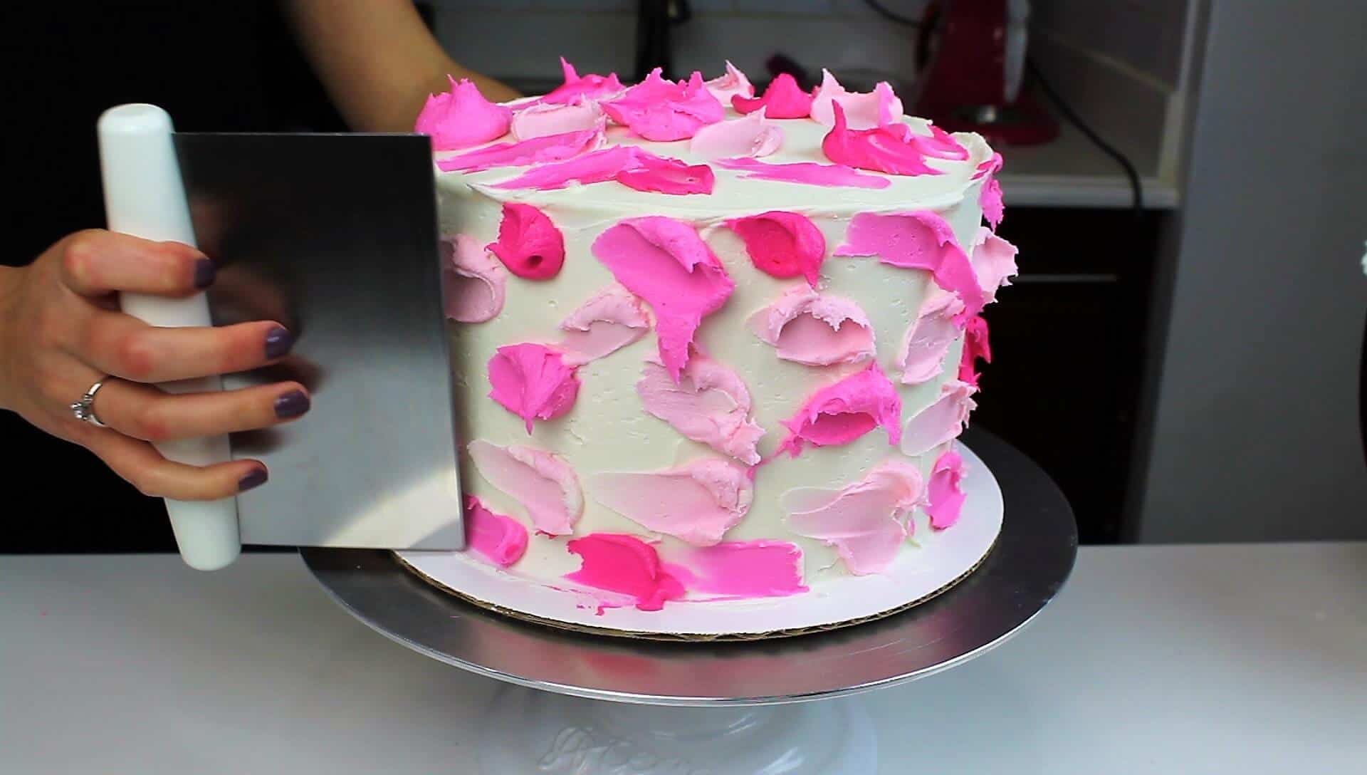 Pink Bubble Gum Inspired Cake Chelsweets