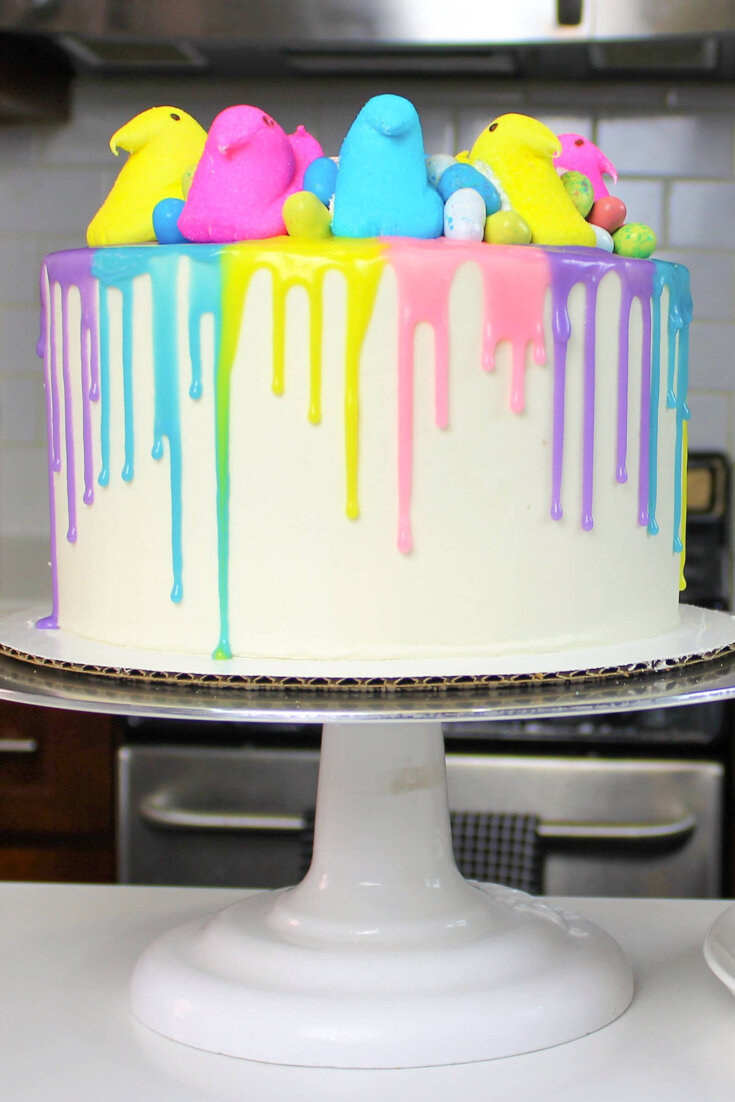 Peeps Cake: The Ultimate Easter Cake - Chelsweets