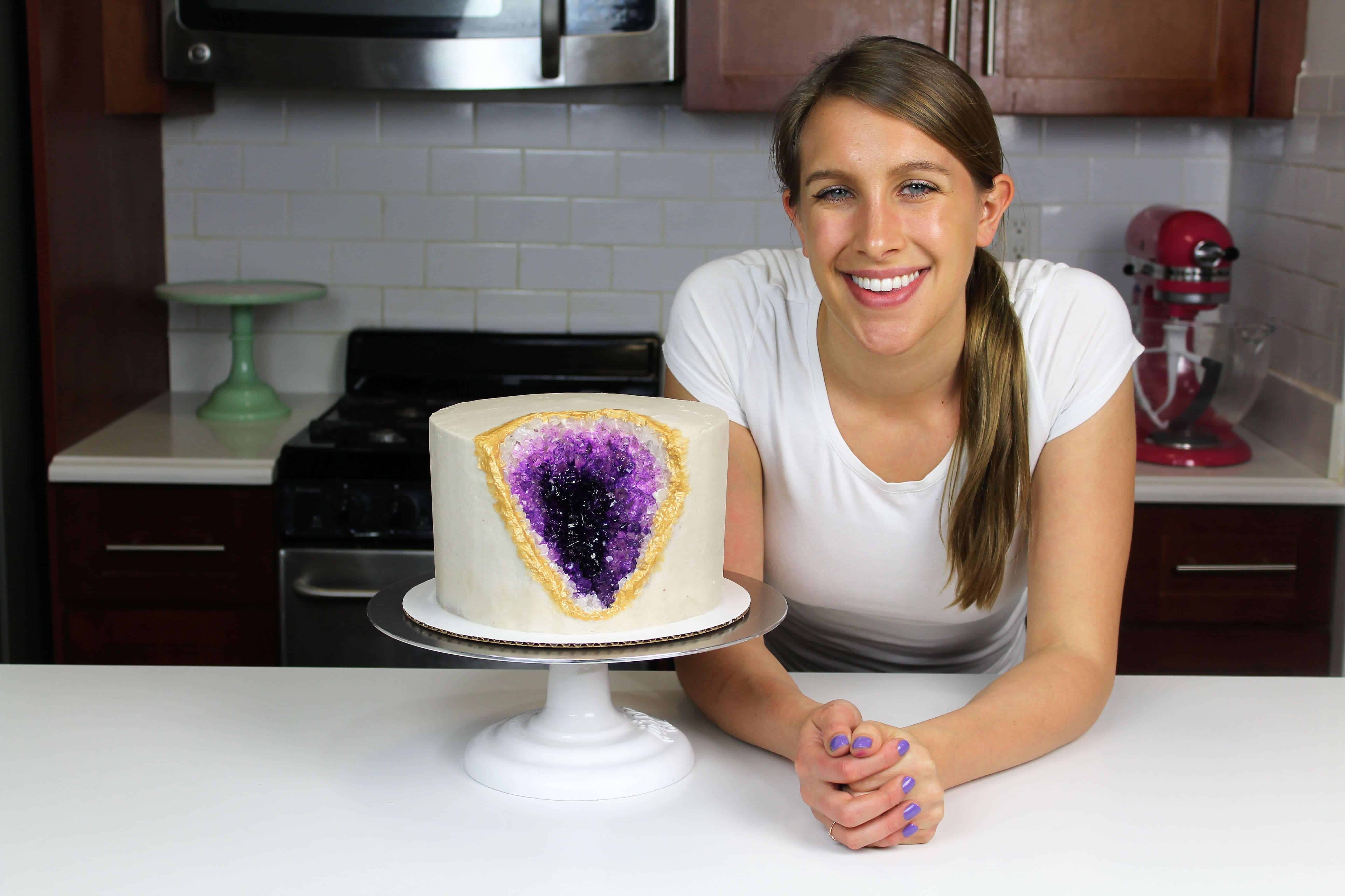 Geode Cake: Learn How To Make This Stunning Design w/ Rock Candy
