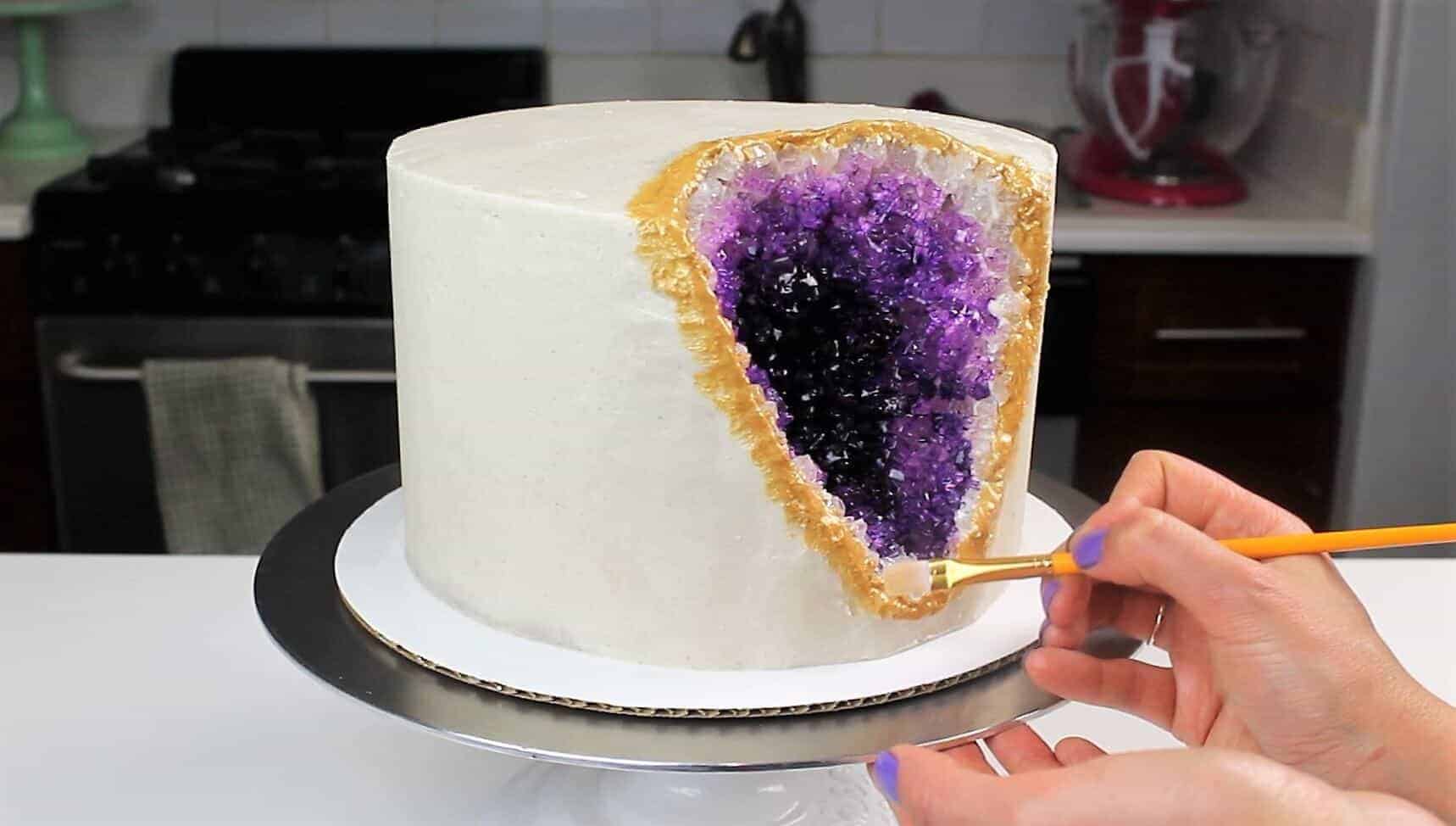 Geode Cake Learn How To Make This Stunning Design W Rock Candy