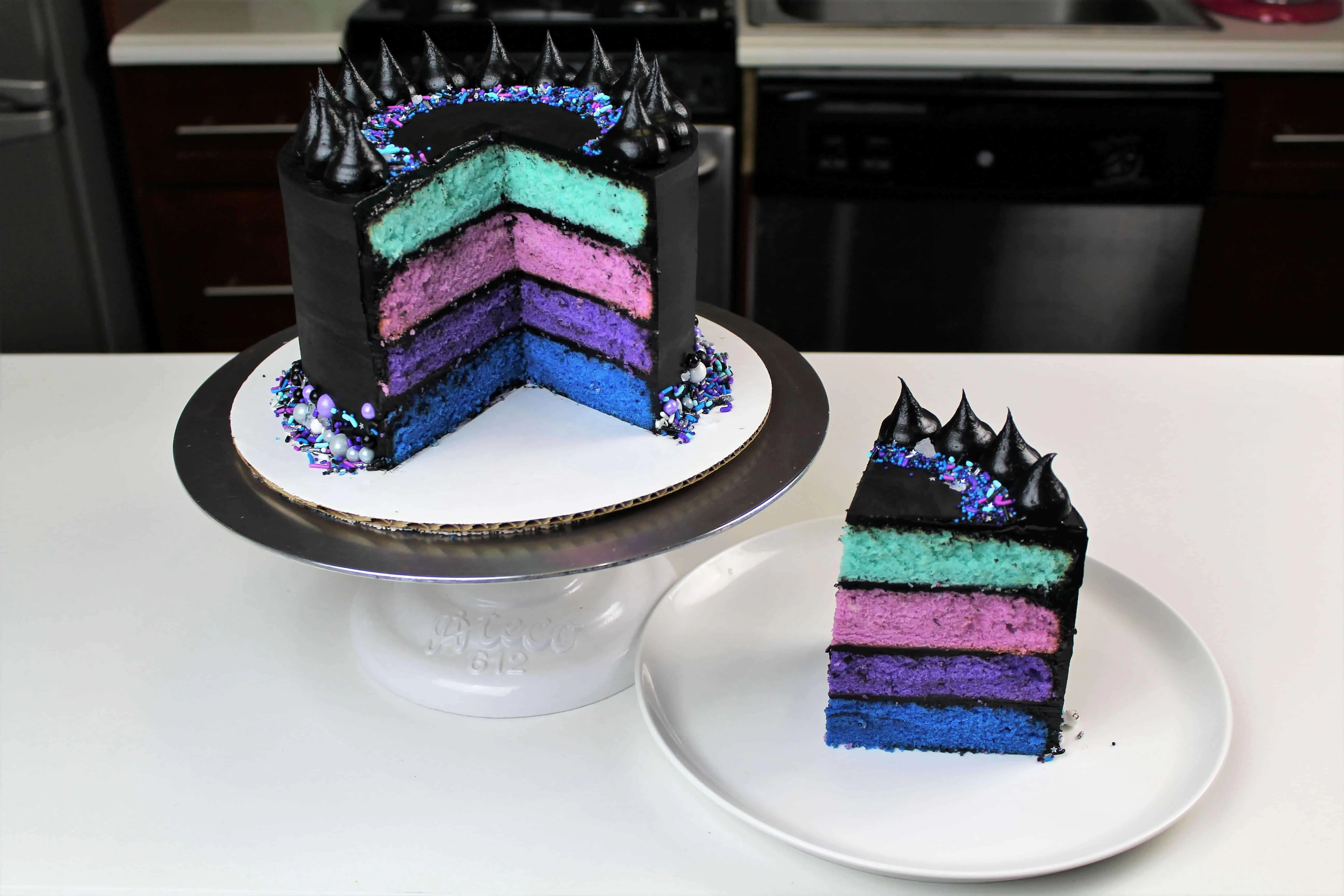 How to create a cosmic galaxy cake – rebeccacookscakes