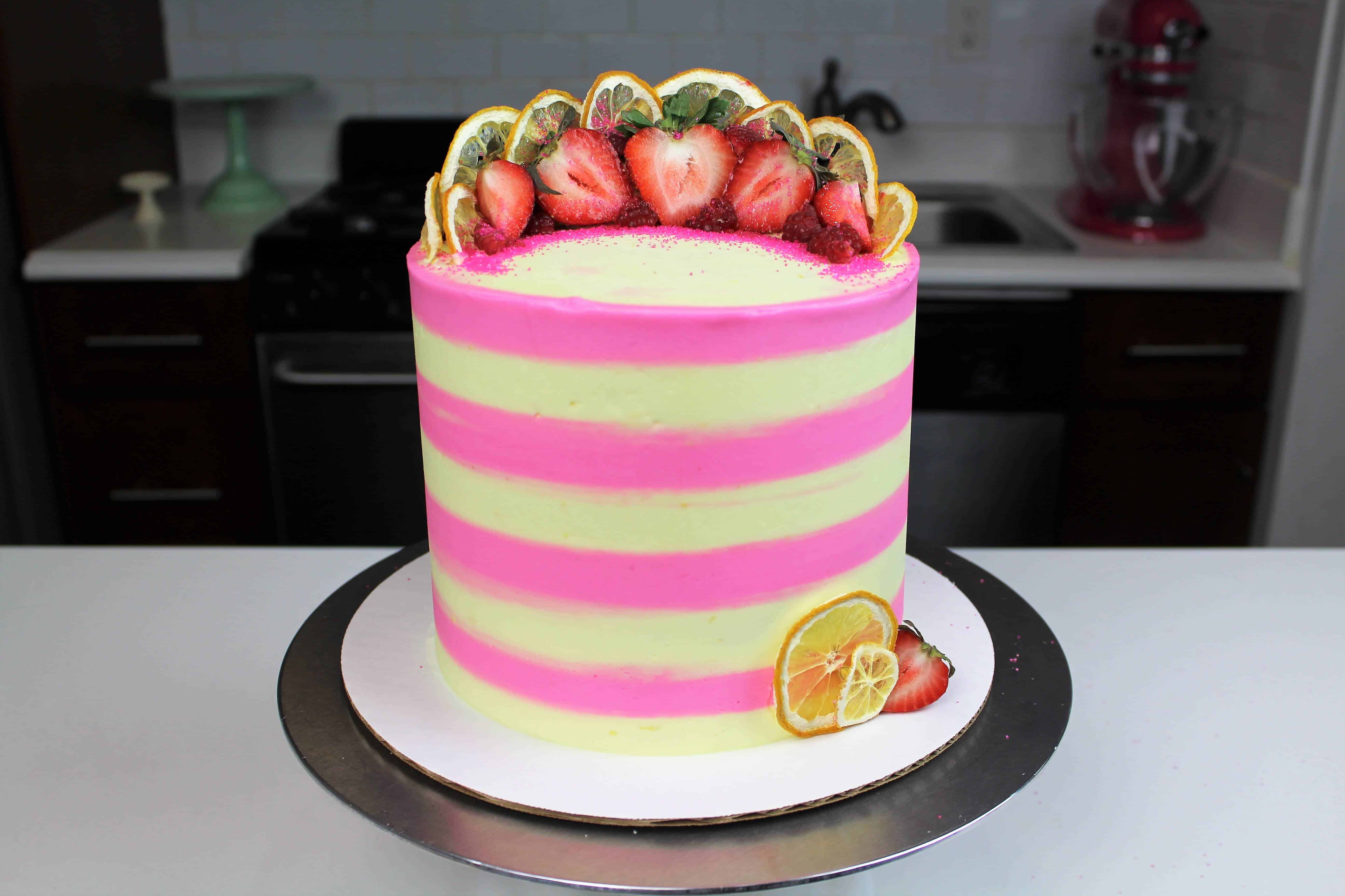 Pink Lemonade Cake Chelsweets