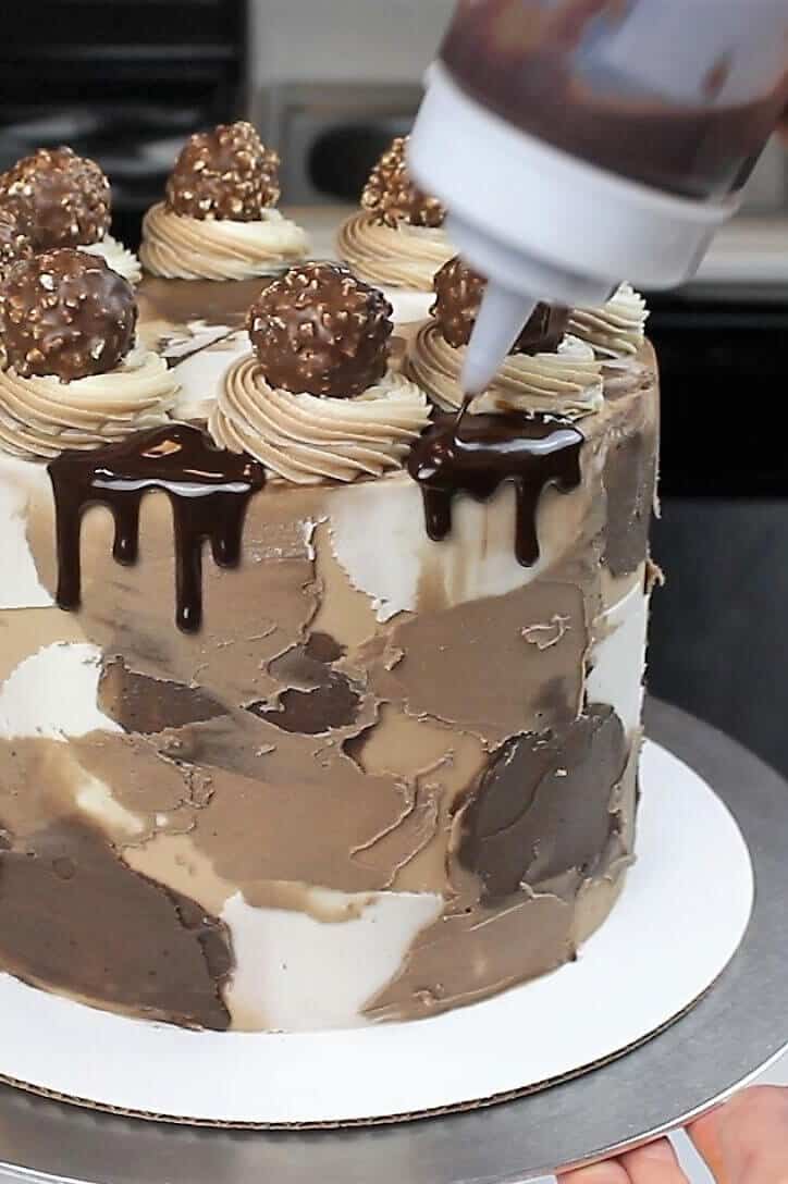 Nutella Layer Cake - Chelsweets