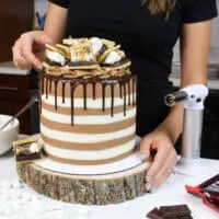 image of smores drip cake