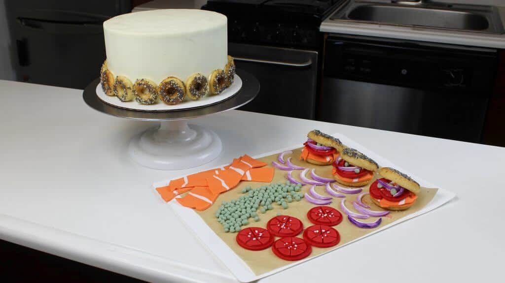 Bagel and LoxInspired Cake Chelsweets