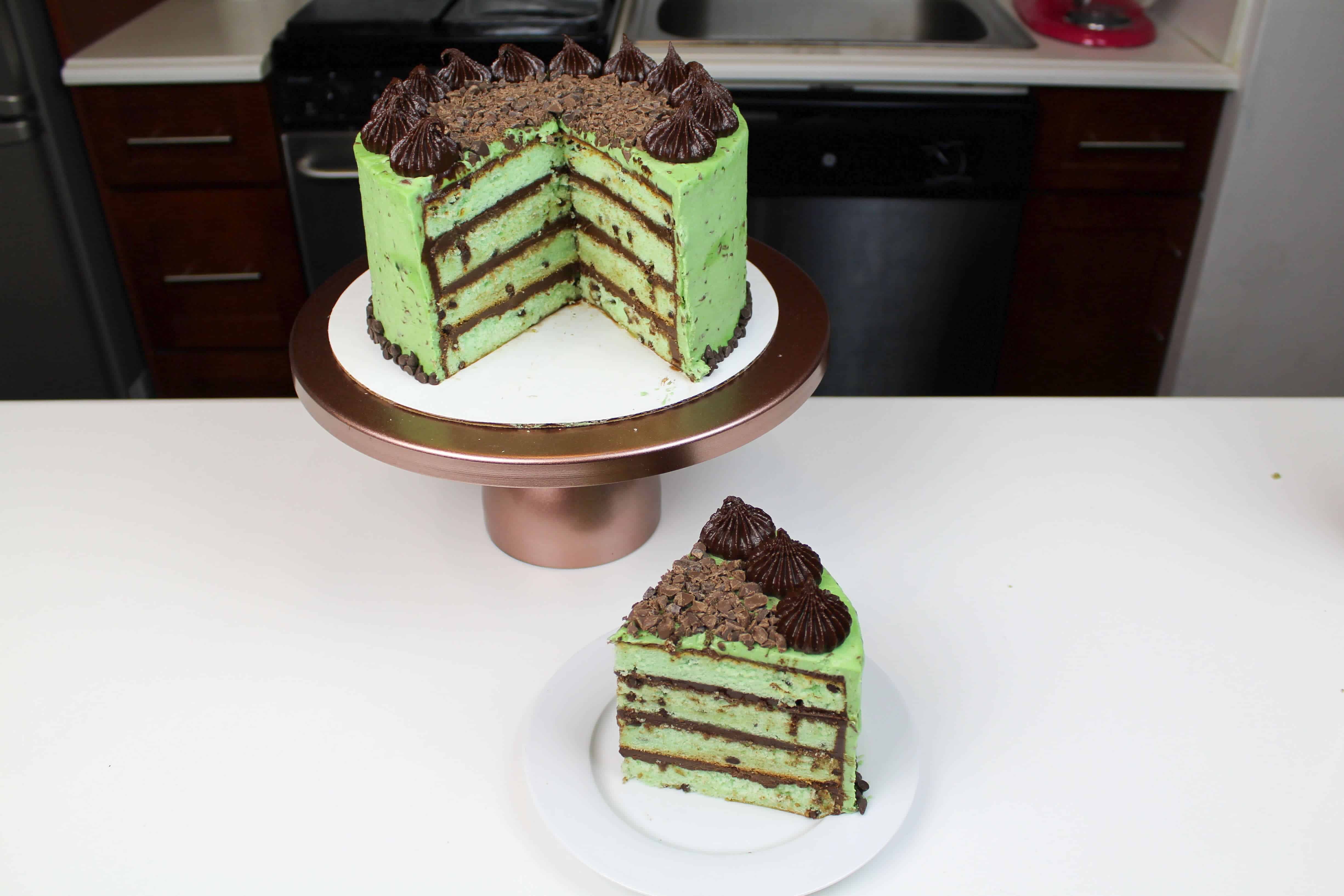 best sliced chocolate mint cake