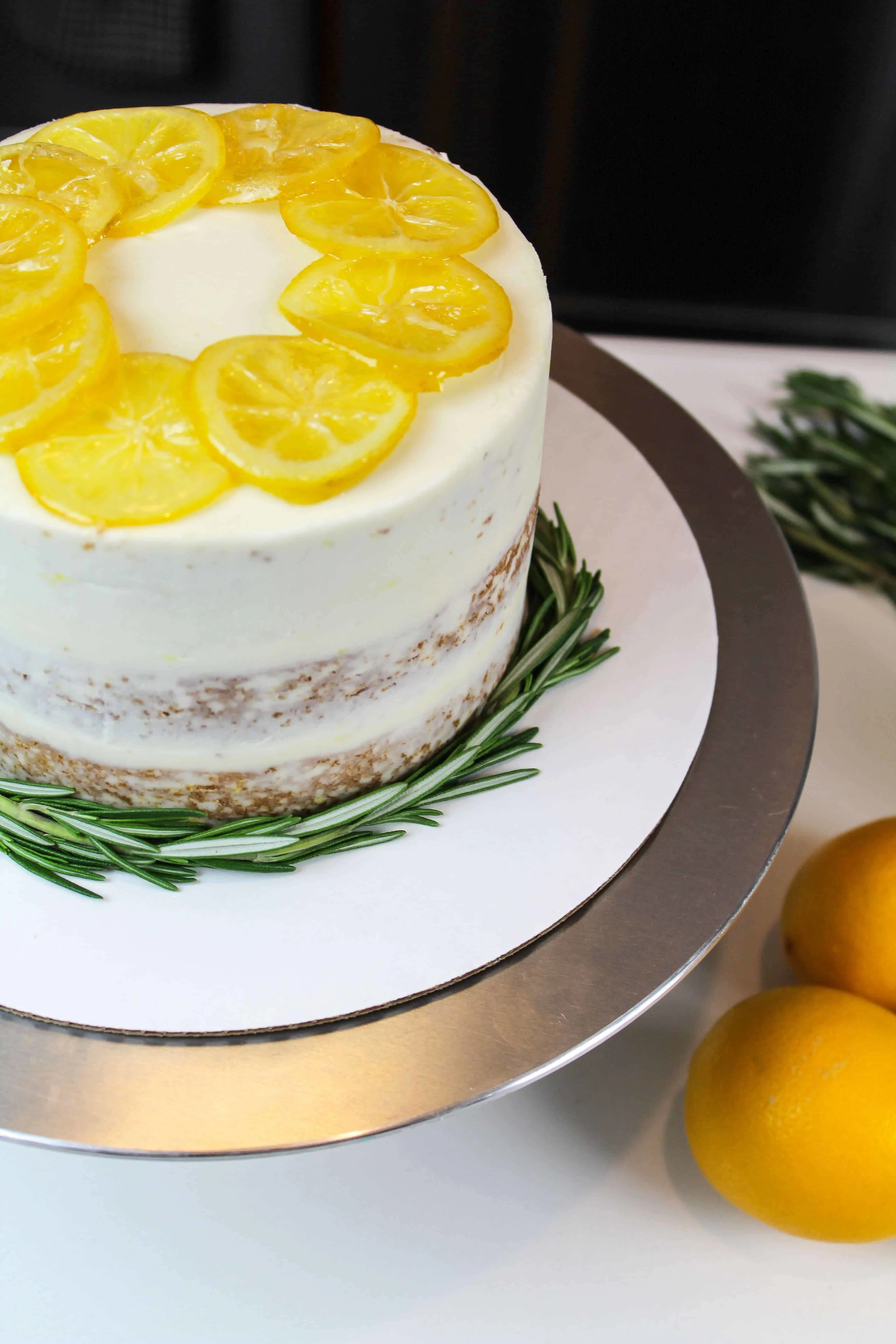 Lemon Olive Oil Layer Cake