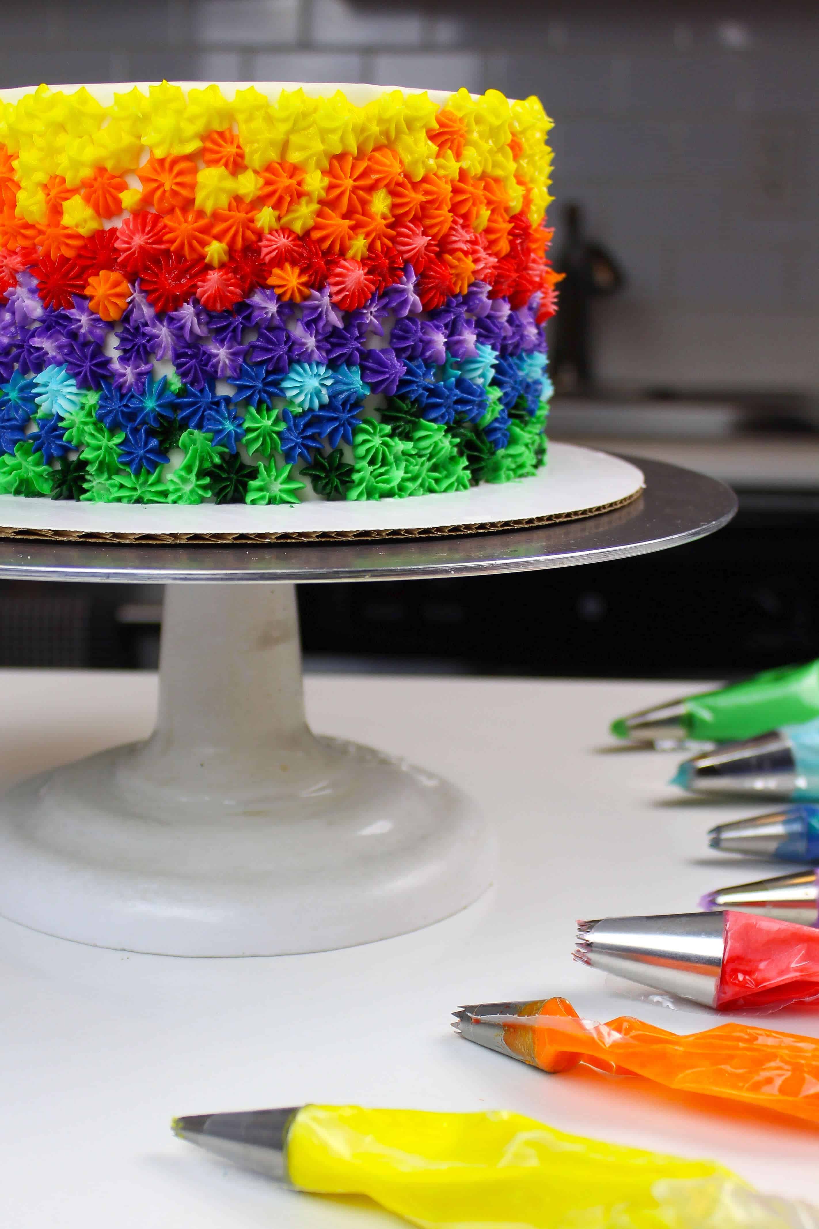 Easy Rainbow Cake