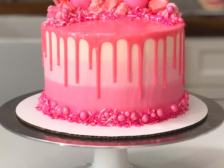 Winter Cake Ideas Must Try This​ Winter​ Season : Pink Buttercream Winter  Cake
