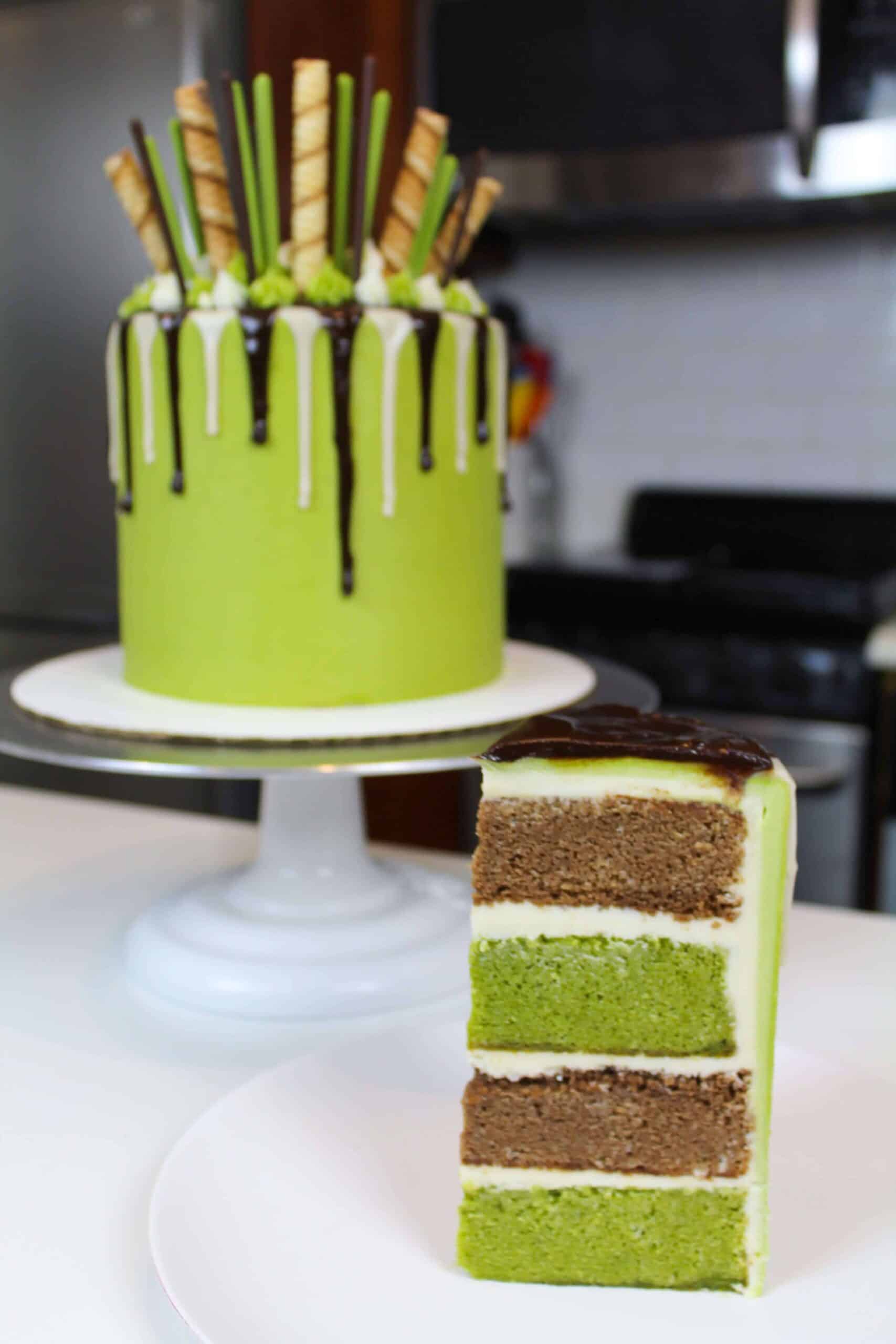 The Best Matcha Cake (green tea cake) – Takes Two Eggs