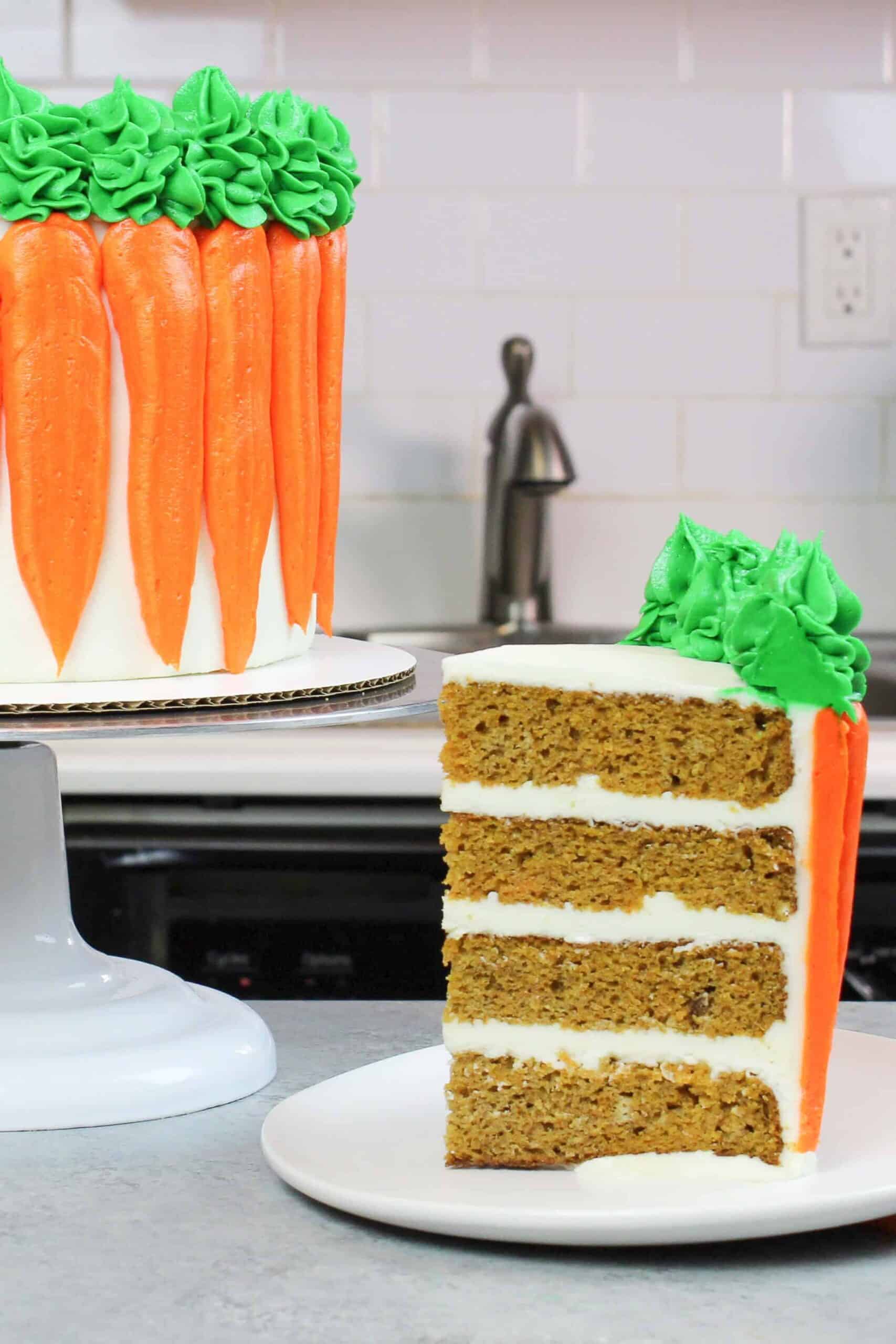 Carrot Banana Cake with Cinnamon Cream Cheese Frosting – Karen Mangum  Nutrition