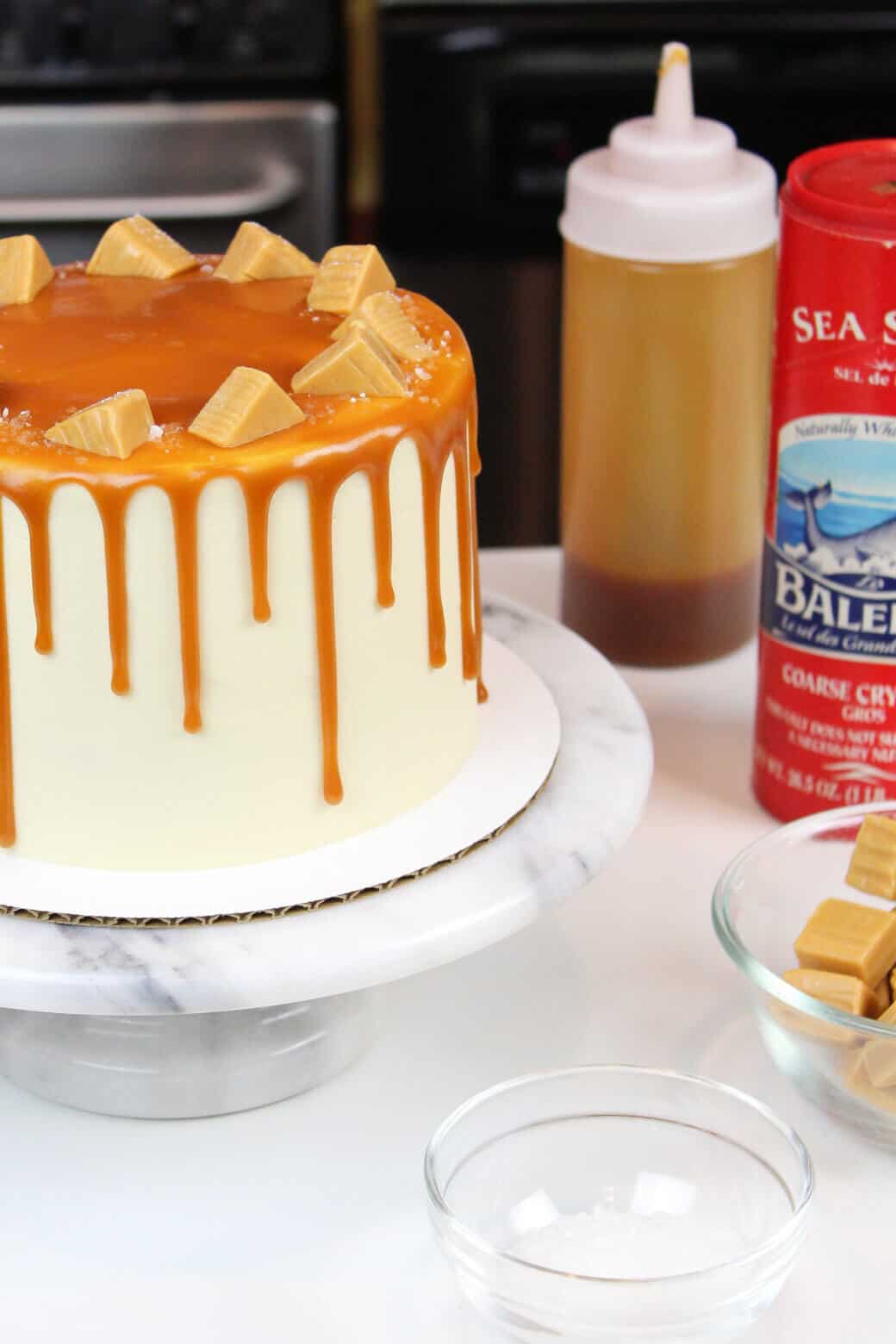 Salted Caramel Layer Cake Delicious From Scratch Recipe 