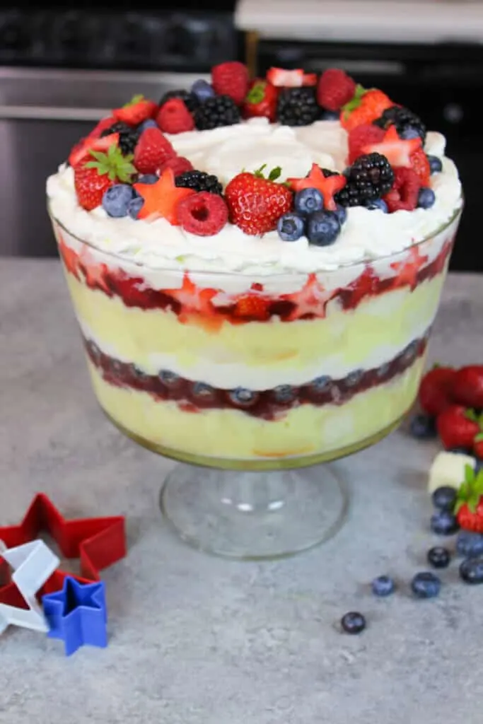 photo of easy berry trifle
