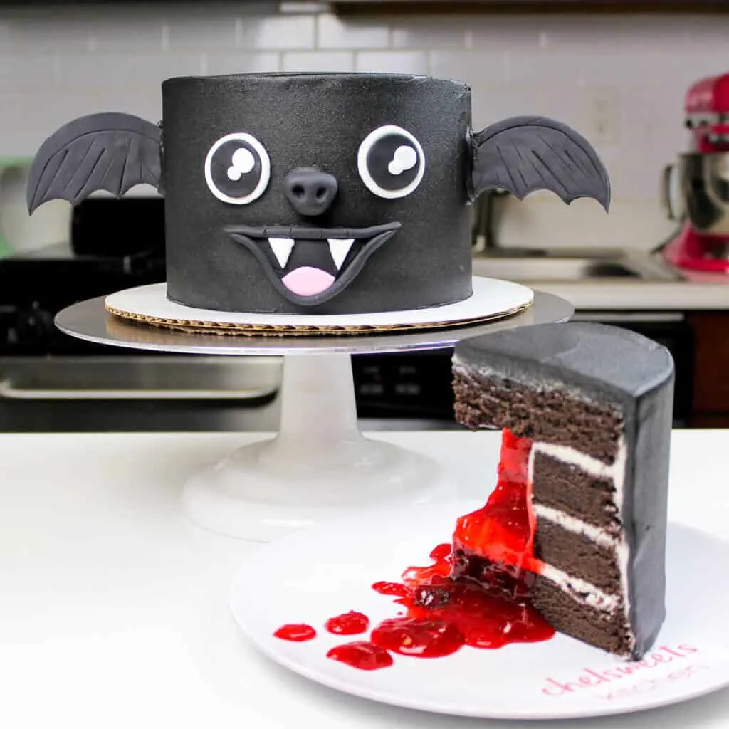 image of vampire bat cake