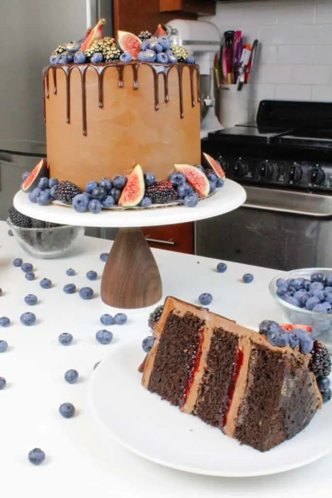 Chocolate Blackberry Cake The Perfect 6 Inch Cake Recipe