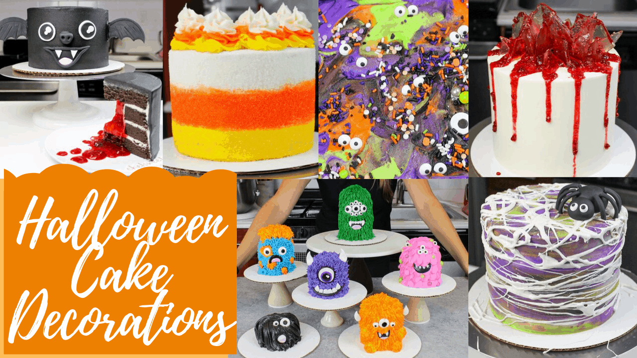 Simply And Easy Halloween Cake Decorating Tutorial - YouTube