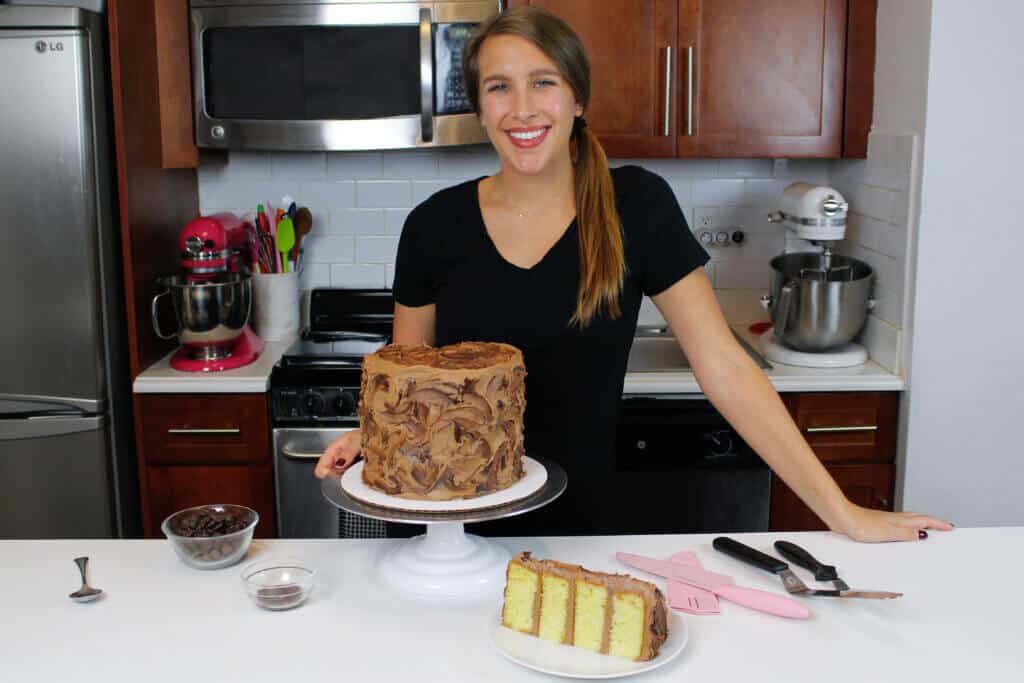 image of chelsey white with yellow cake