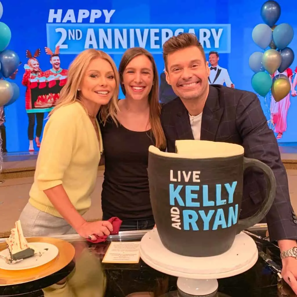 photo of chelsey white on Live with Kelly and Ryan
