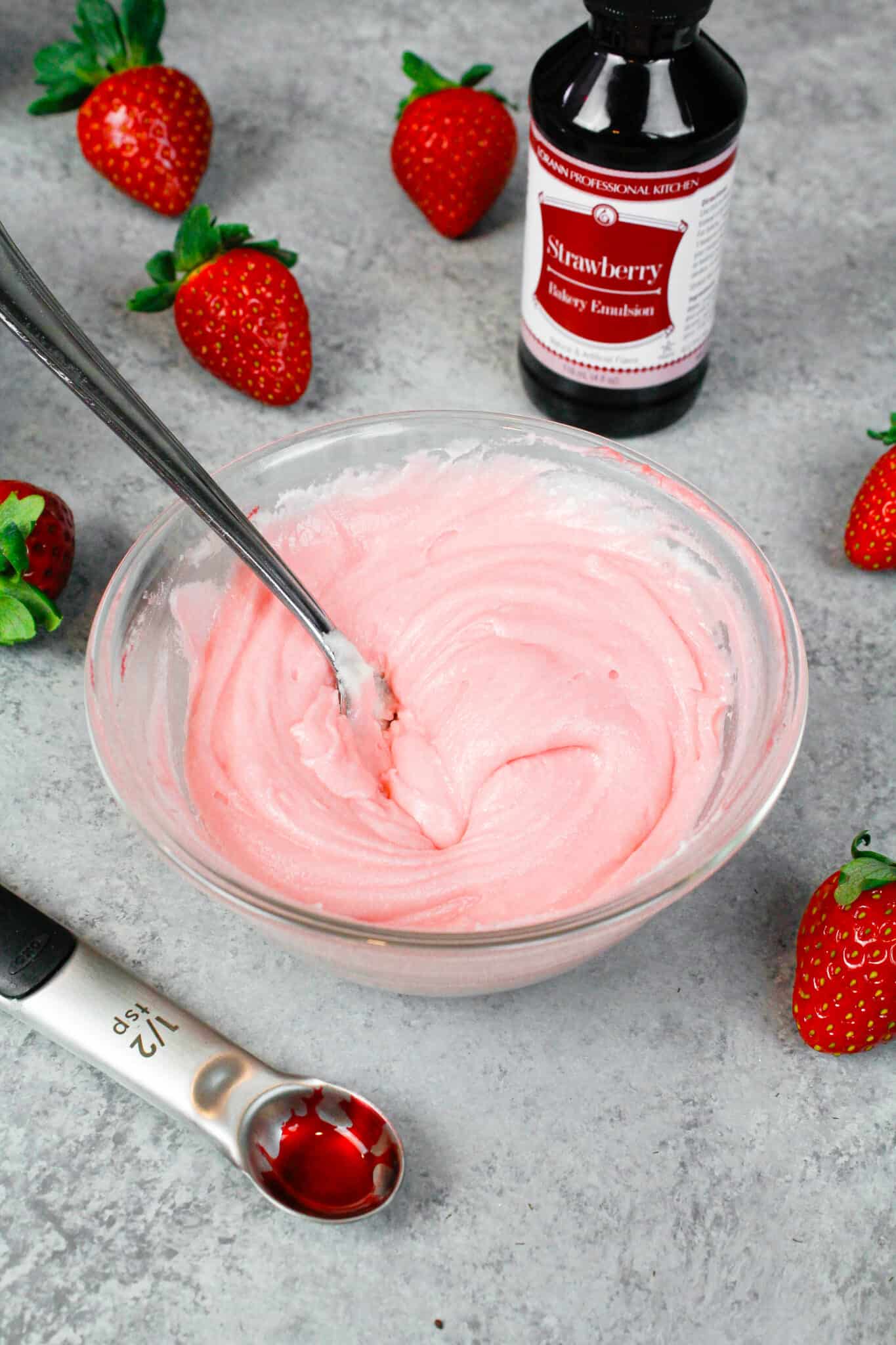 strawberry emulsion