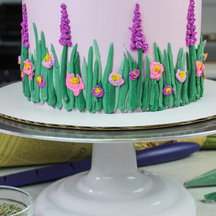 With Lavender | Buttercream cake designs, Cake decorating frosting, Cake  decorating