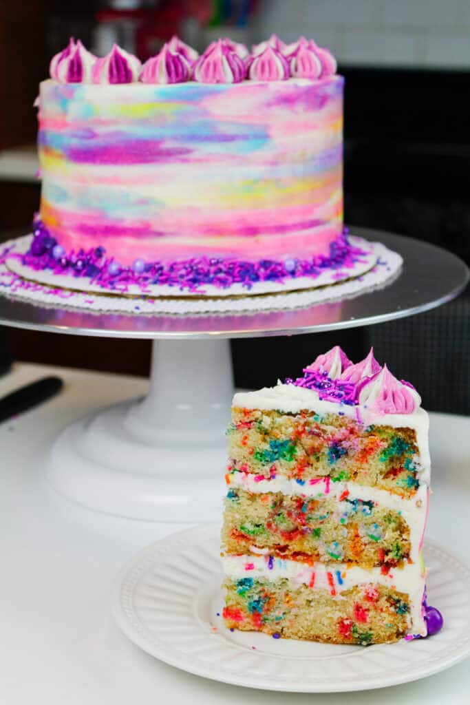 Vegan Funfetti Cake Easy Recipe with Simple Ingredients