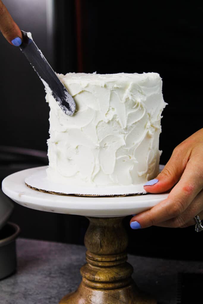 Mini Vanilla Cake Recipe: Simple 4 Inch Layer Cake ...