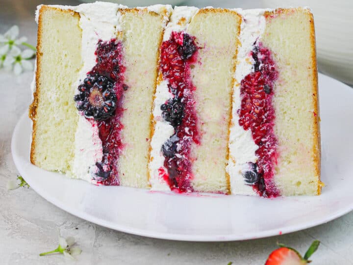 Berry Upside Down Cake Recipe | olivemagazine