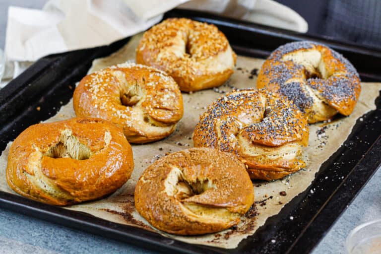 Jalapeno Cheddar Bagels - NY Style Bagels Topped with Sharp Cheddar