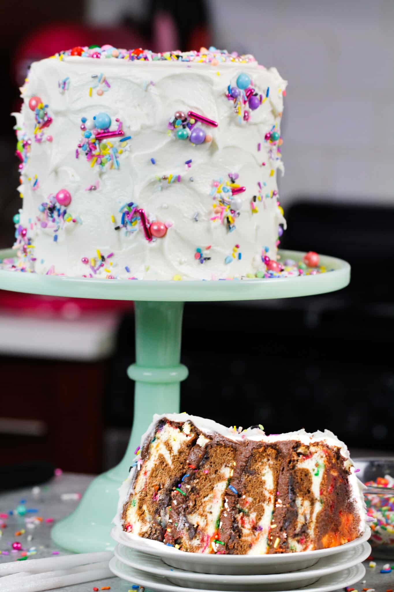 Small Batch Marble Cake The Perfect 6inch Marble Cake Recipe