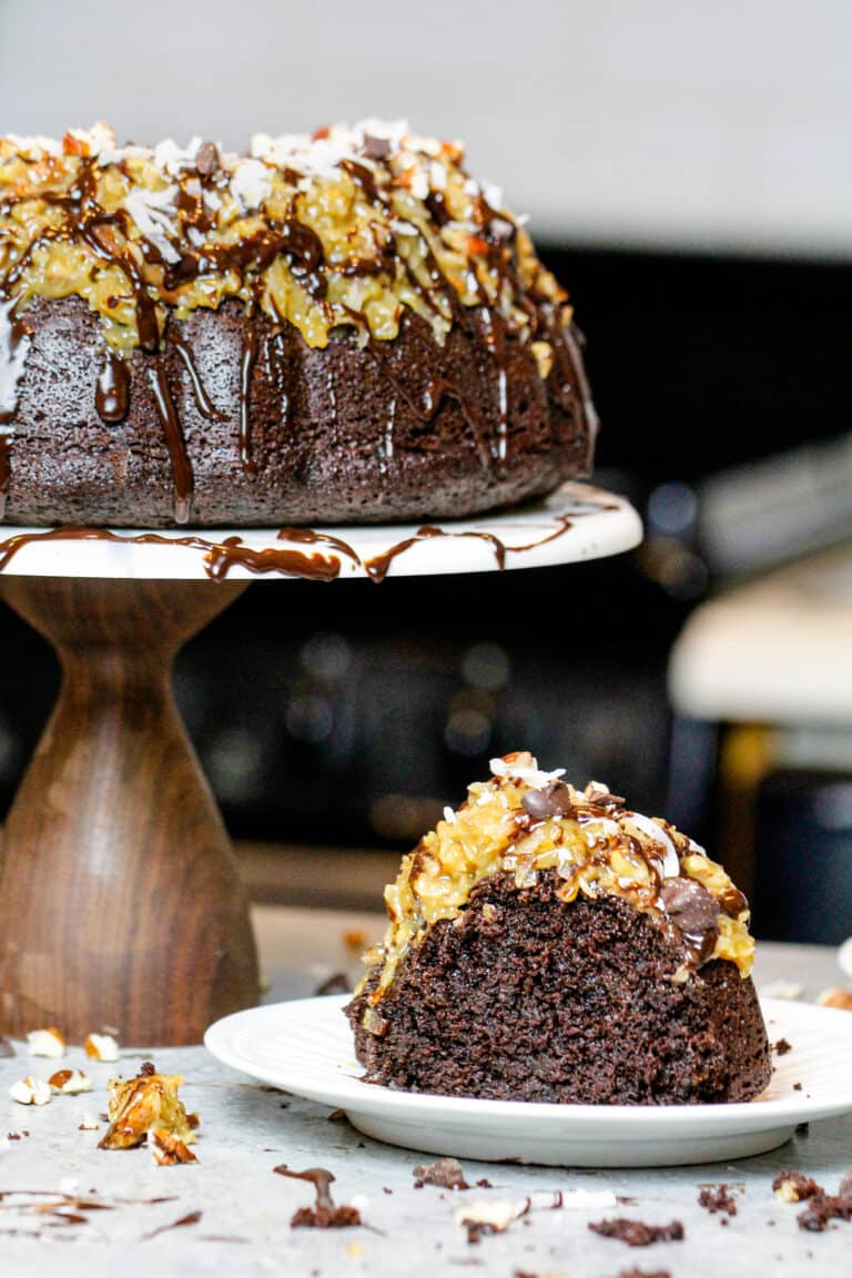 German Chocolate Pound Cake - Simple Recipe from Scratch