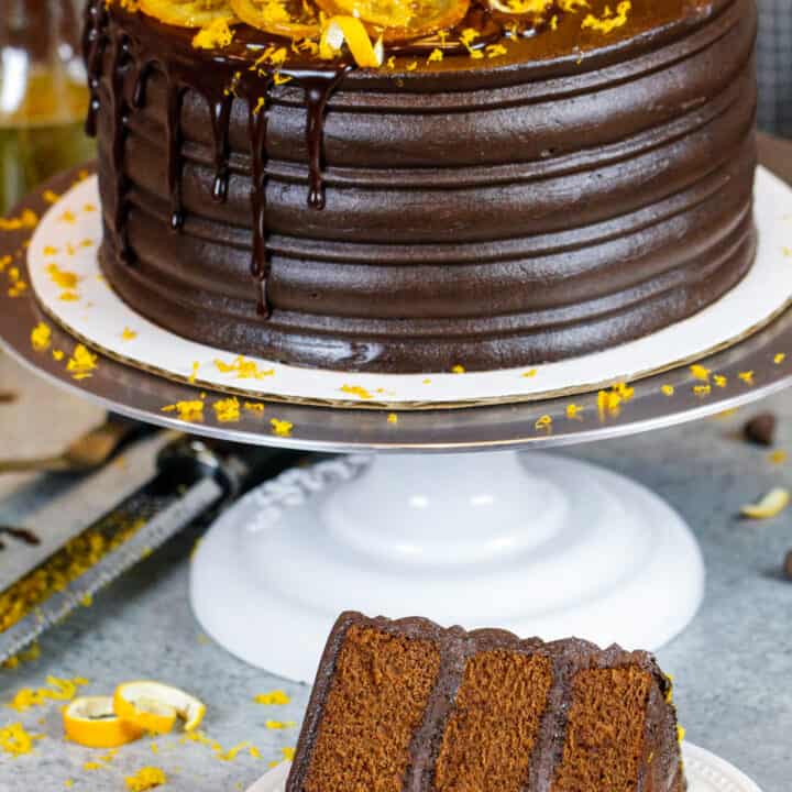 Chocolate Orange Cake (Rich and Moist Recipe) - Olives + Thyme