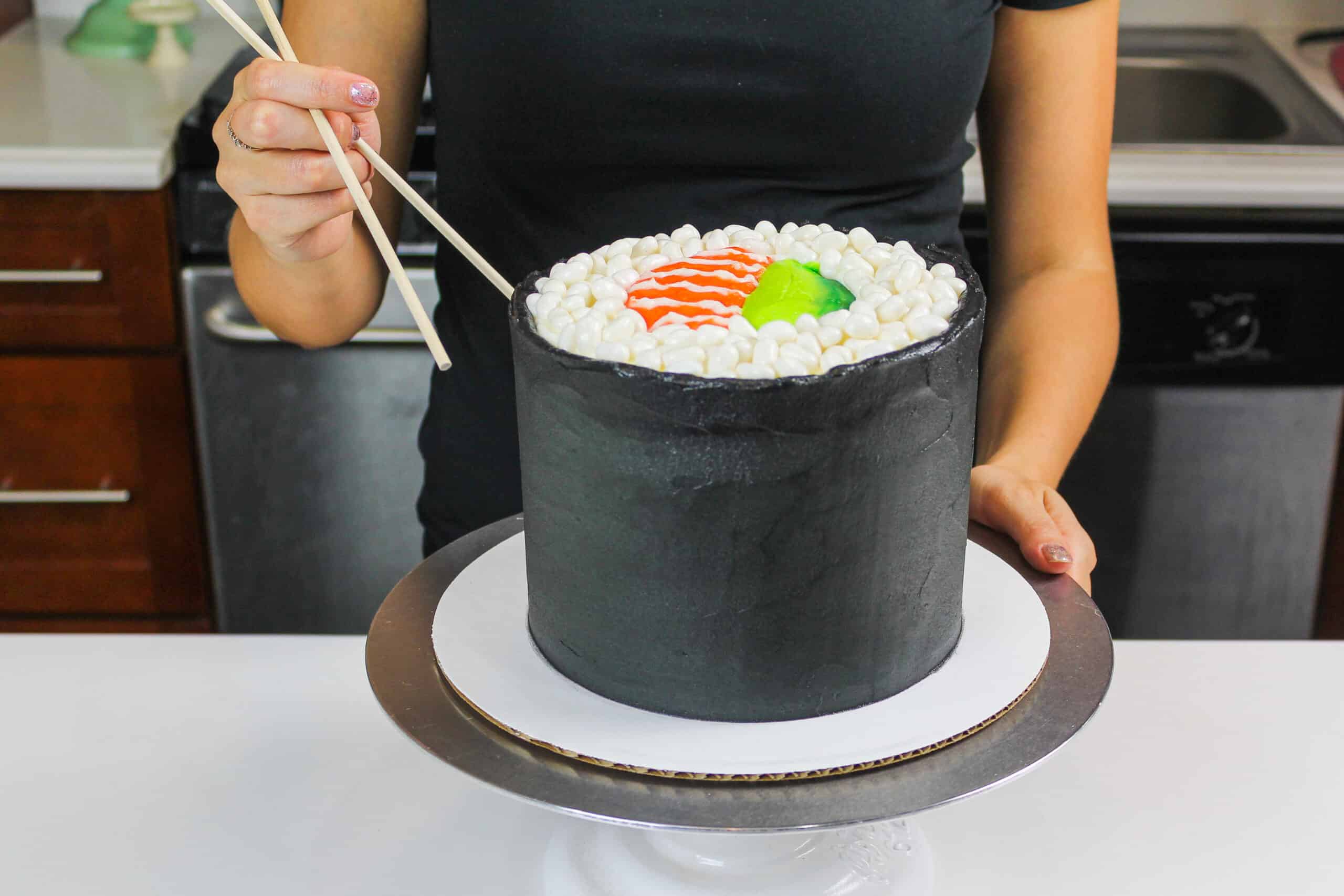 Cake sushi Roll