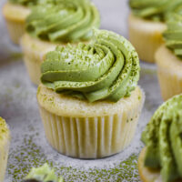 image of matcha cupcakes