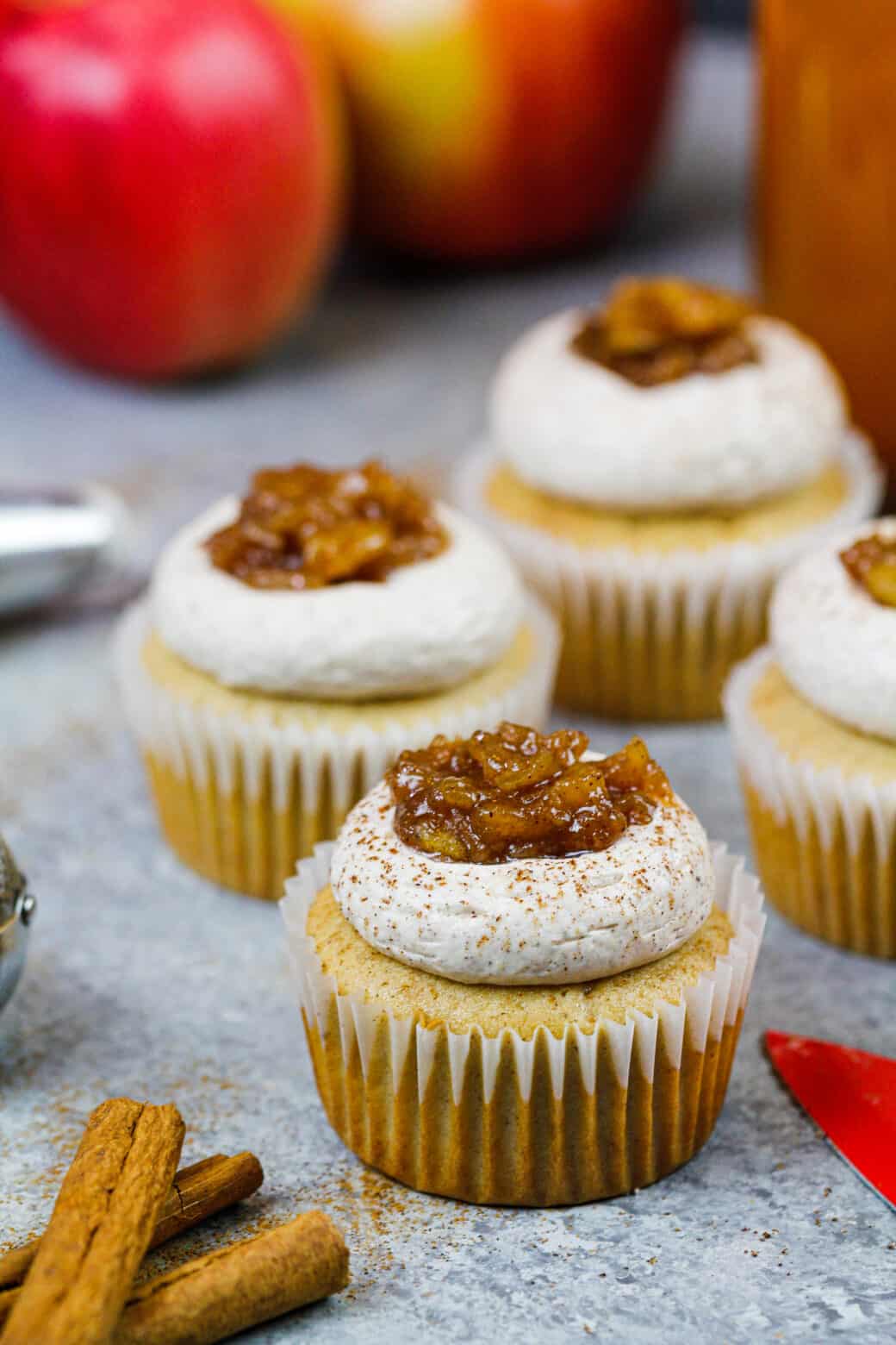Apple Cider Cupcakes Chelsweets