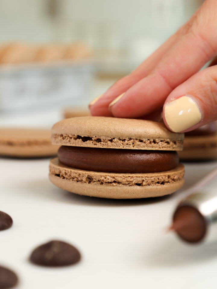 Chocolate Ganache for Macarons - The Best Macaron Filling