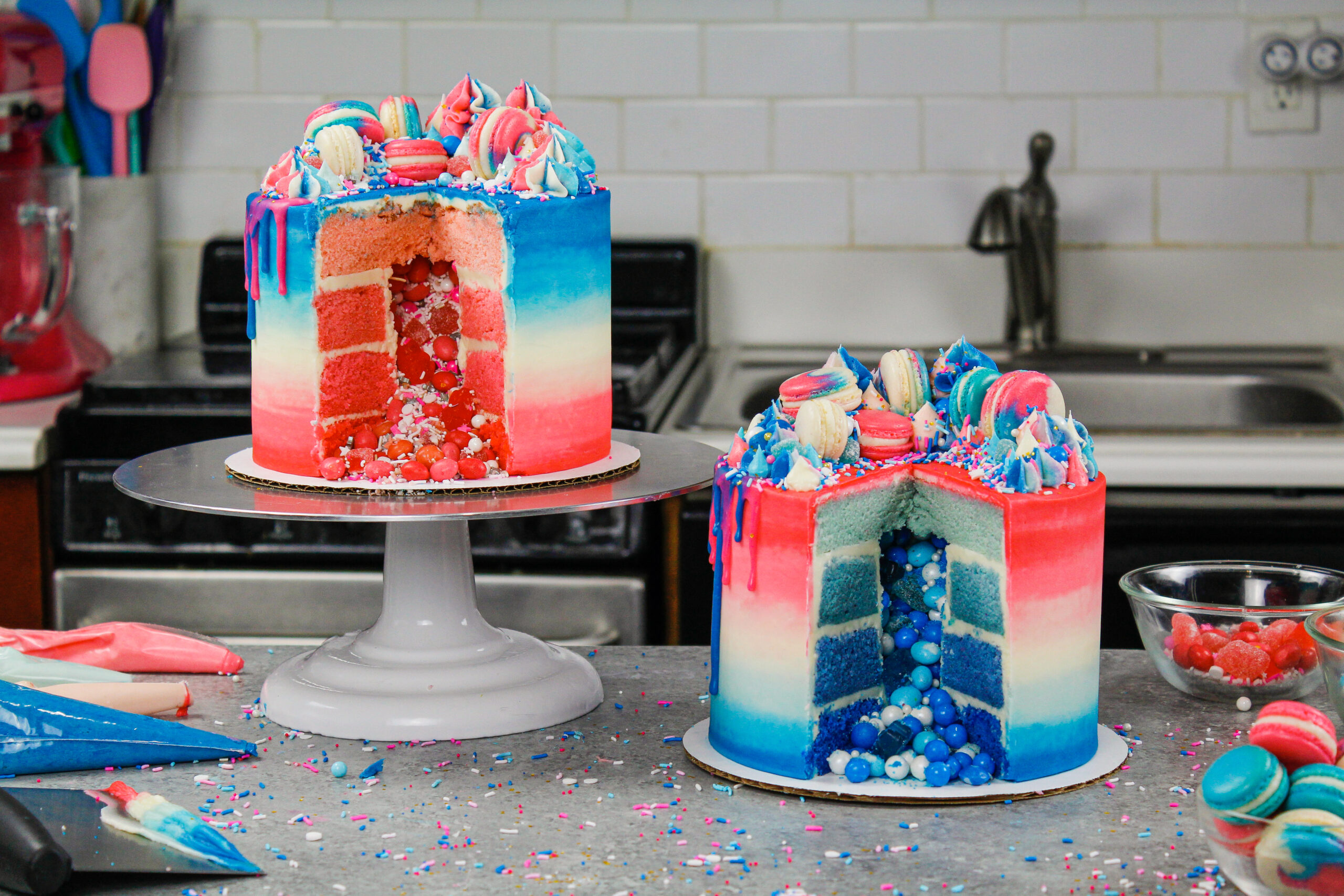 Gender Reveal Cake: Easy Recipe and Step-by-Step Tutorial