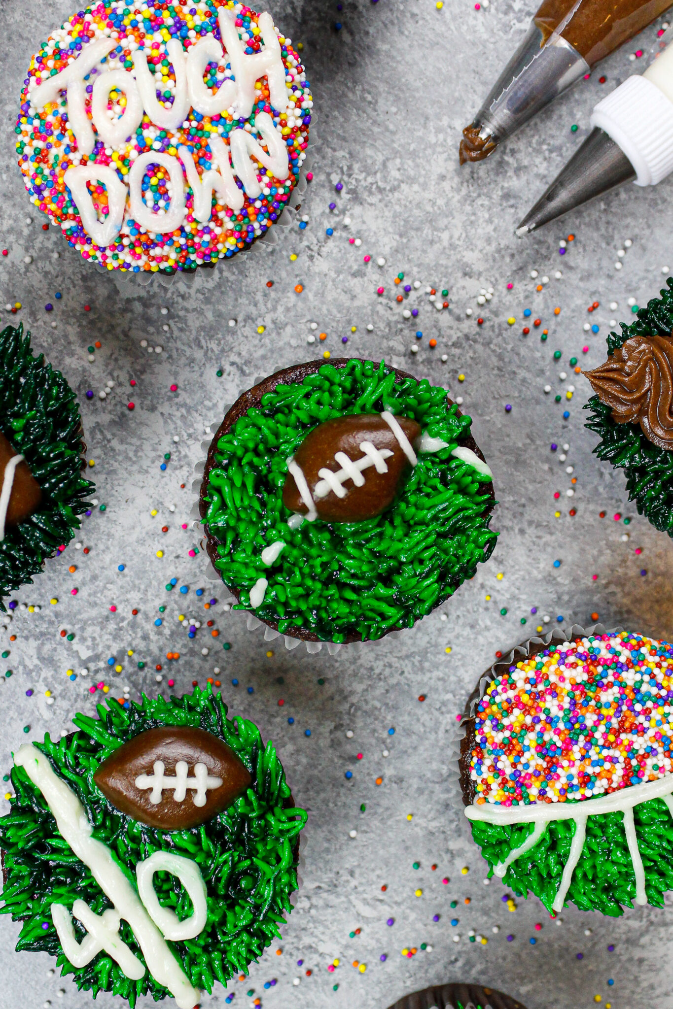 Football Cupcakes Easy Recipe & Decoration Ideas