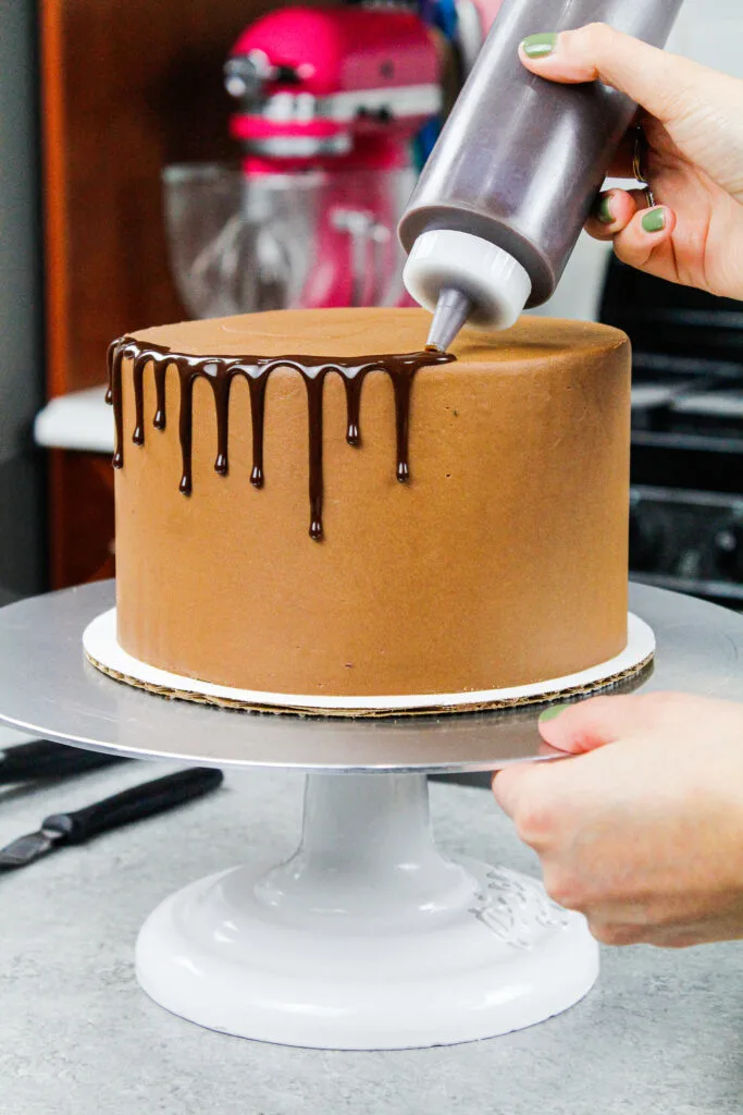 How To Make A Chocolate Drip Cake Easy Recipe Video Tutorial