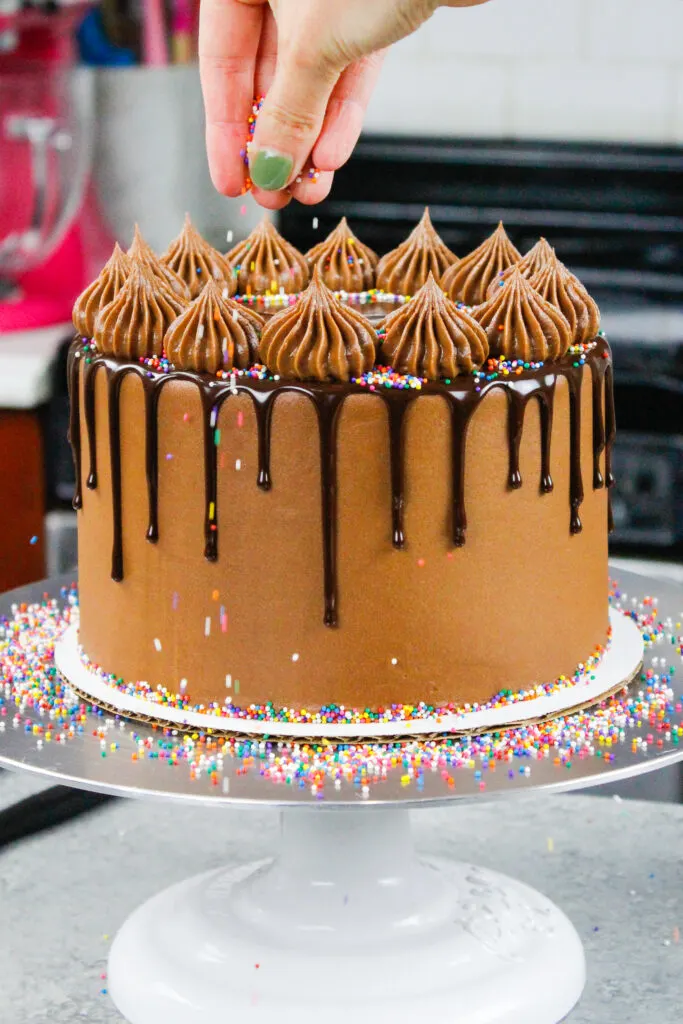 How To Make A Chocolate Drip Cake Easy Recipe Video Tutorial