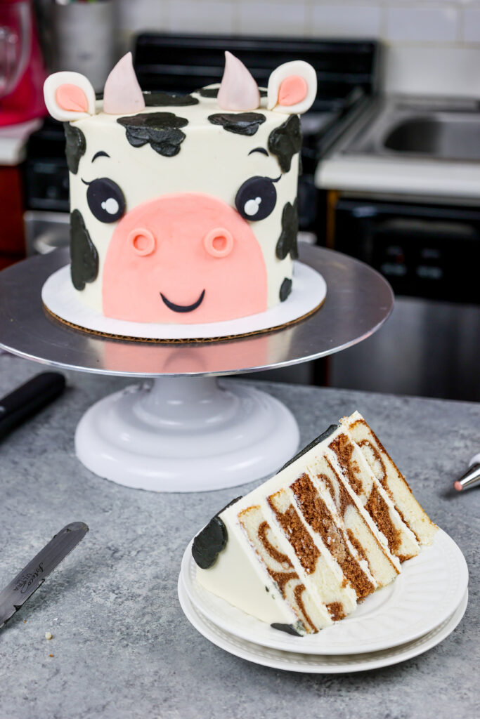 Cow Cake Easy Adorable Cake Recipe And Tutorial