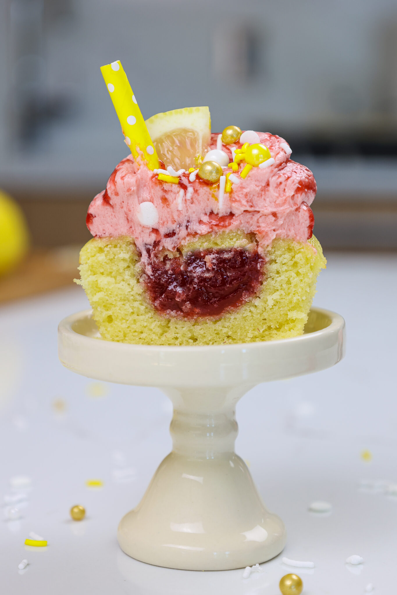 Raspberry Lemonade Cupcakes Delicious From Scratch Recipe 1848