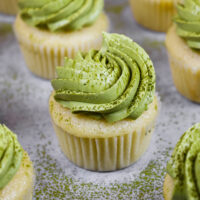 image of matcha cupcakes